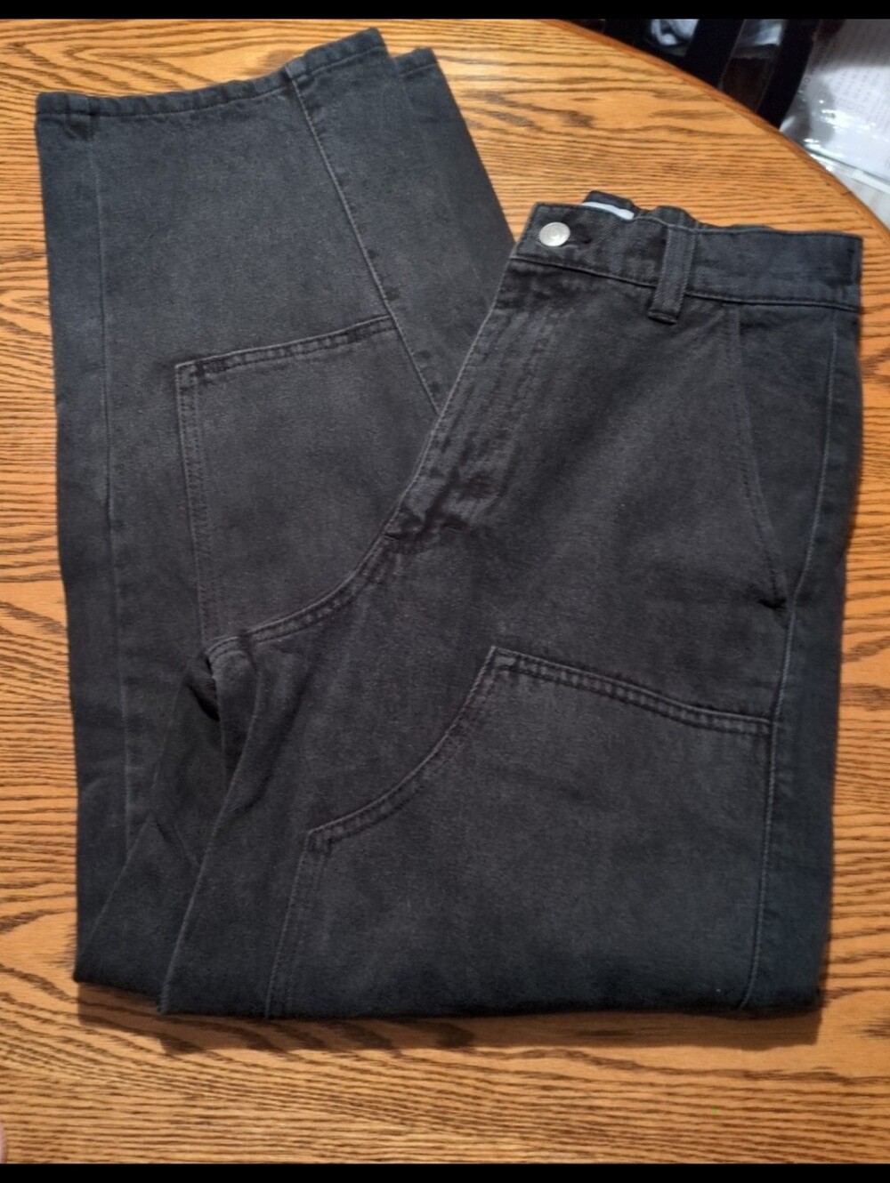 Obey Women's Straight Leg Jeans in Washed Black